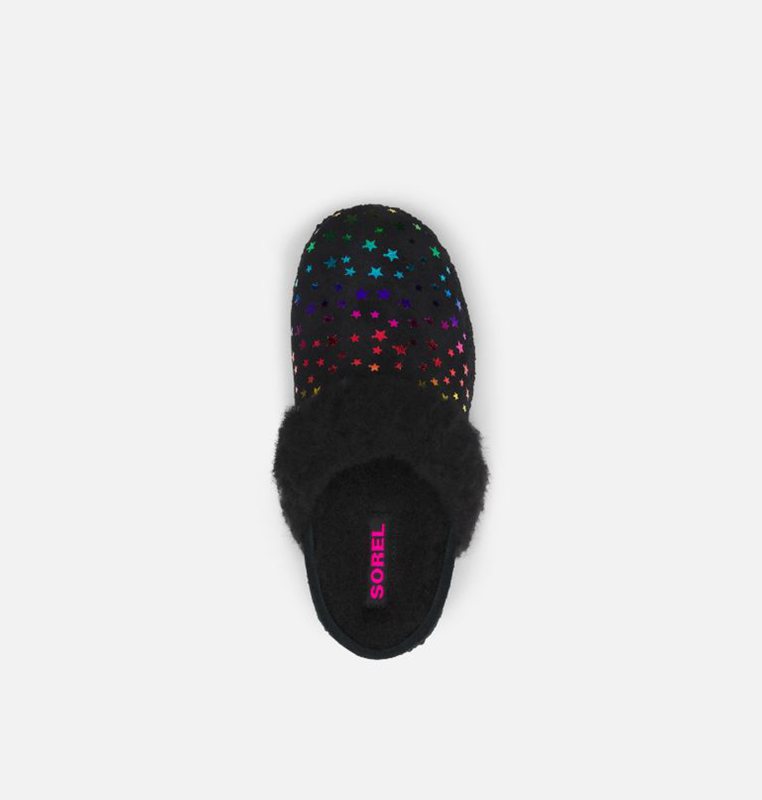 Kids Slippers Black - Sorel Youth Nakiska™ II - 365-MXVJNU